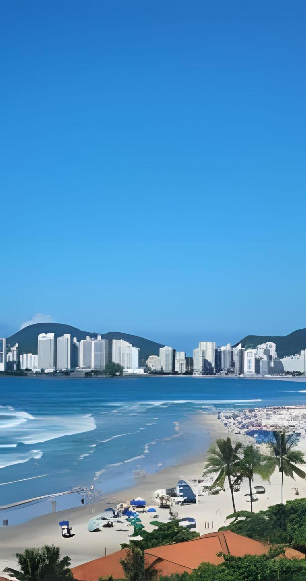 Vista-Mar - 3 Suites Com Ar Condicionado E Quarto Casal Com Ar Condicionado - 100M Da Praia Guarujá Exteriér fotografie