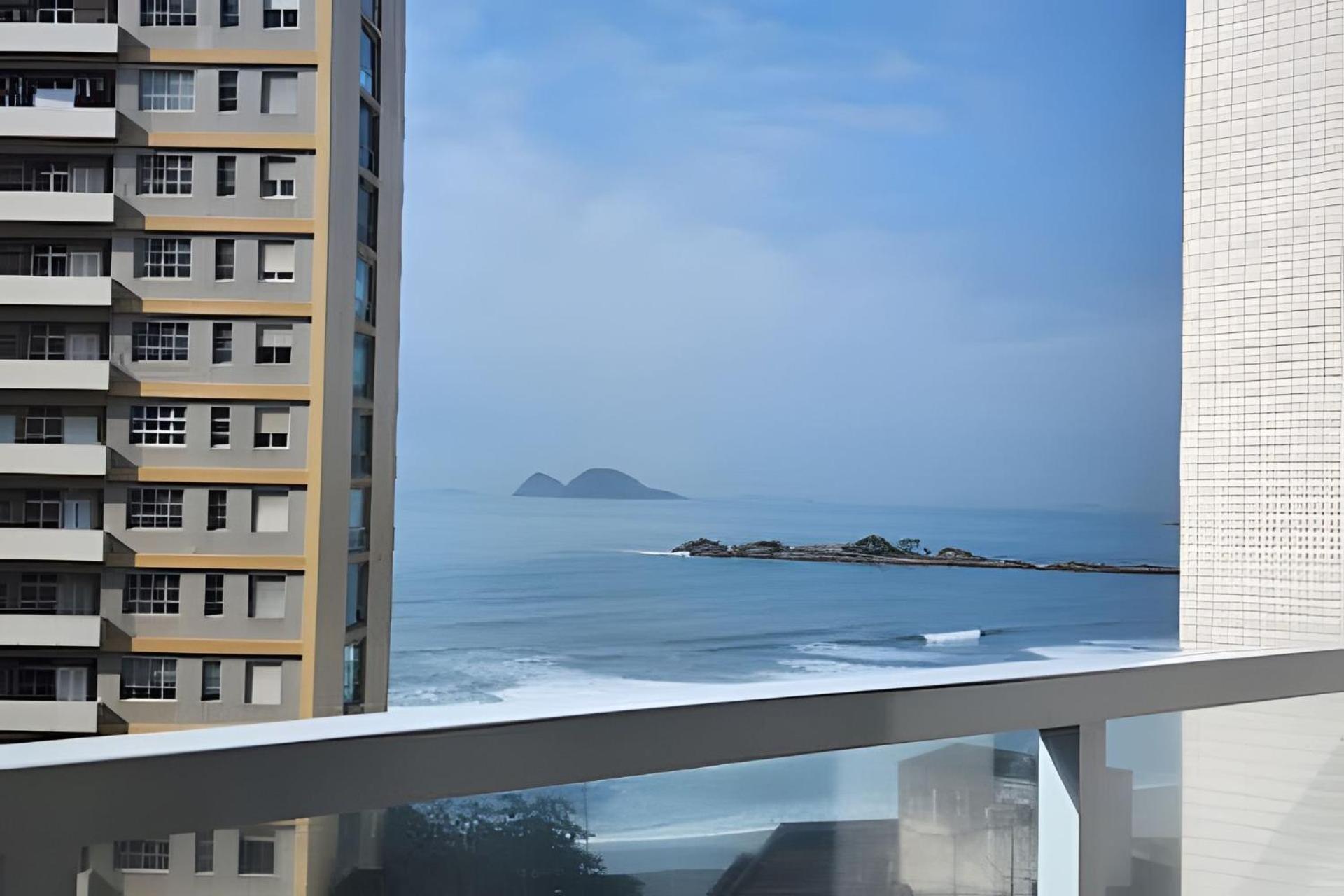 Vista-Mar - 3 Suites Com Ar Condicionado E Quarto Casal Com Ar Condicionado - 100M Da Praia Guarujá Exteriér fotografie