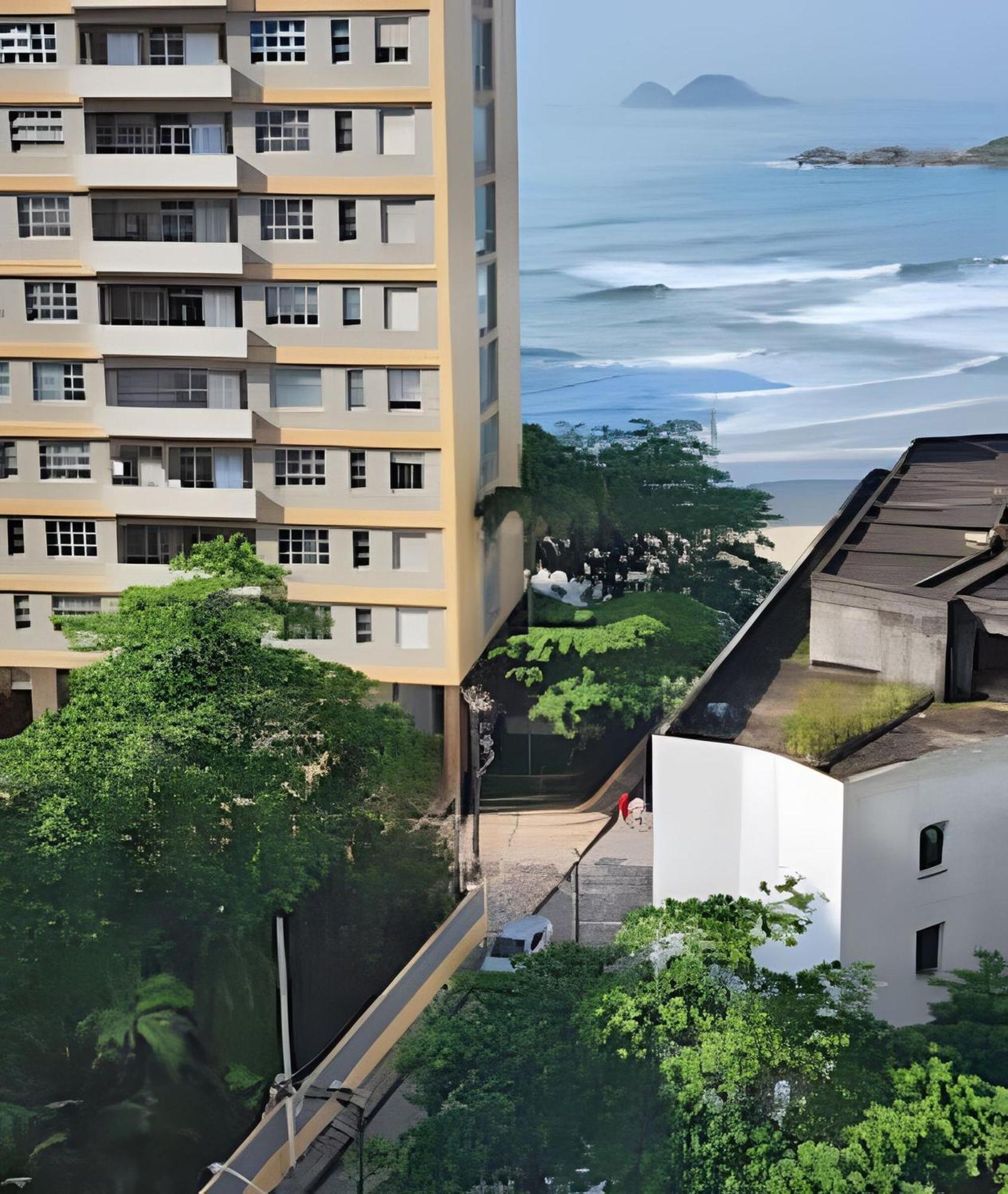 Vista-Mar - 3 Suites Com Ar Condicionado E Quarto Casal Com Ar Condicionado - 100M Da Praia Guarujá Exteriér fotografie